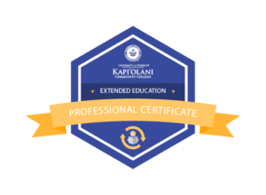 Digital Badge for professional certificate